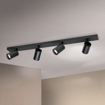 Spot orientable SEAN 4xGU10/13W/230V noir
