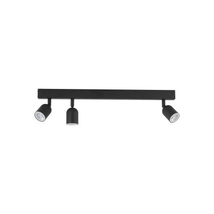 Spot orientable TOP 3xGU10/10W/230V noir
