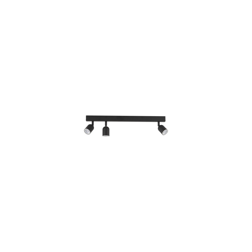 Spot orientable TOP 3xGU10/10W/230V noir