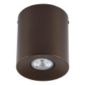 Spot ORION 1xGU10/10W/230V 12,5 cm marron