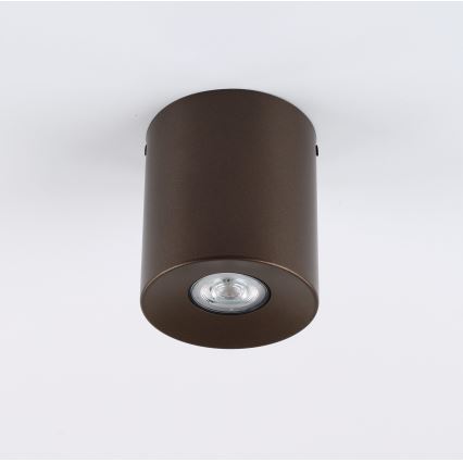 Spot ORION 1xGU10/10W/230V 12,5 cm marron