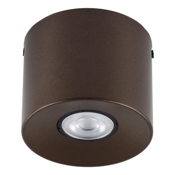 Spot ORION 1xGU10/10W/230V 9 cm marron