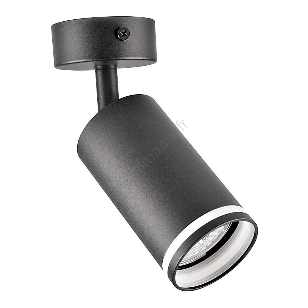 ã‰clairage Mural D'extã©rieur Reality, Spot, Paris 4xGU10, Max.35,0 W Corps: Métal, Noir Mat L:50,0cm, L:8,0cm, H:13,5cm Sans Illuminant, Source Lumineuse Remplaçable Spots Muraux