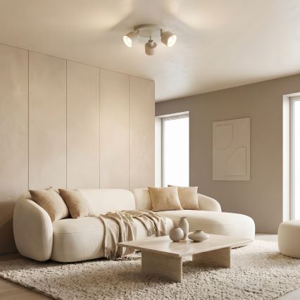 Spot PARKLA 3xE27/15W/230V beige