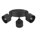 Spot PARKLA 3xE27/15W/230V noir