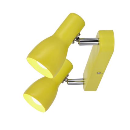 Spot PICARDO 2xE14/40W/230V jaune