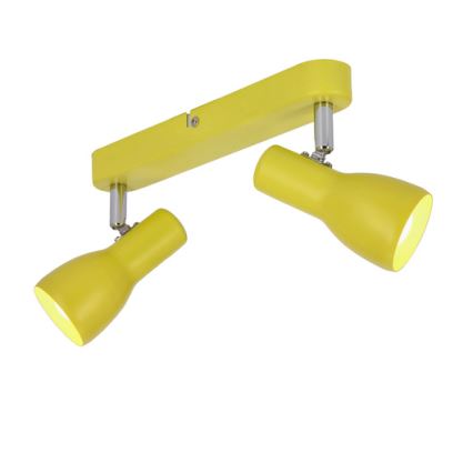 Spot PICARDO 2xE14/40W/230V jaune