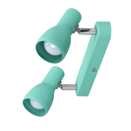Spot PICARDO 2xE14/40W/230V turquoise