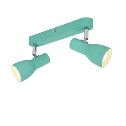 Spot PICARDO 2xE14/40W/230V turquoise