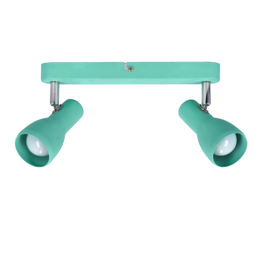 Spot PICARDO 2xE14/40W/230V turquoise