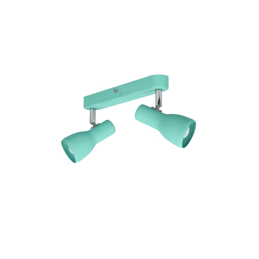 Spot PICARDO 2xE14/40W/230V turquoise