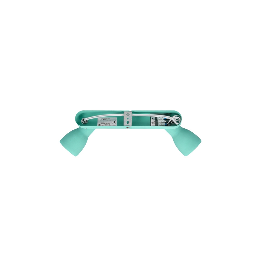 Spot PICARDO 2xE14/40W/230V turquoise