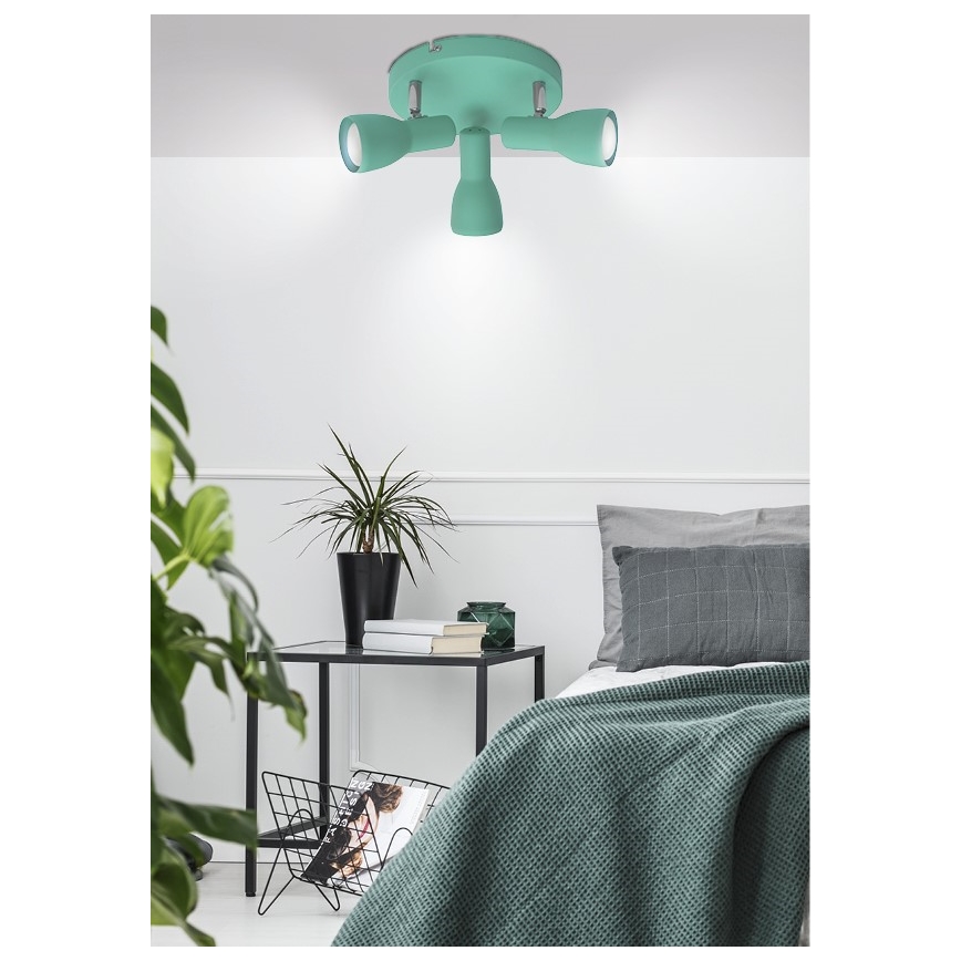 Spot PICARDO 3xE14/40W/230V turquoise