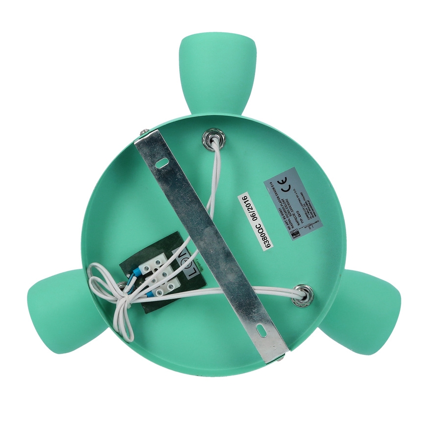 Spot PICARDO 3xE14/40W/230V turquoise