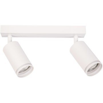Spot PIPE 2xGU10/10W/230V blanc