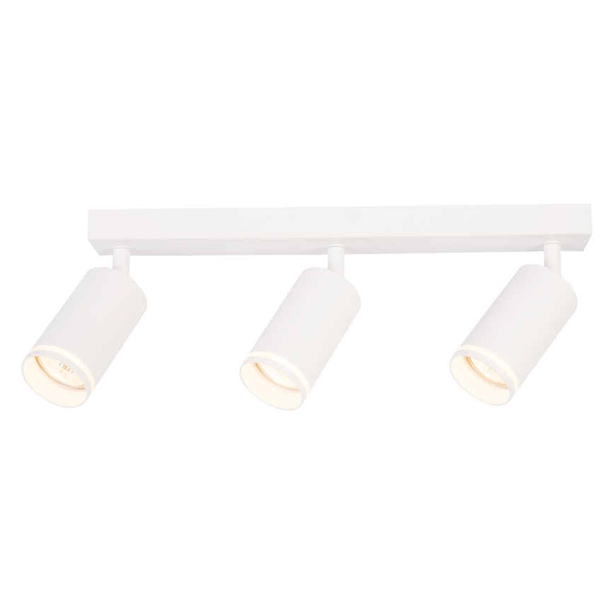 Spot PIPE 3x GU10/10W/230 V, blanc