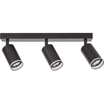 Spot PIPE 3xGU10/10W/230V noir