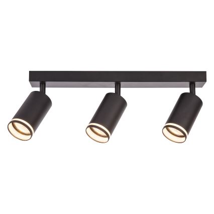 Spot PIPE 3xGU10/10W/230V noir