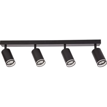 Spot PIPE 4xGU10/10W/230V noir
