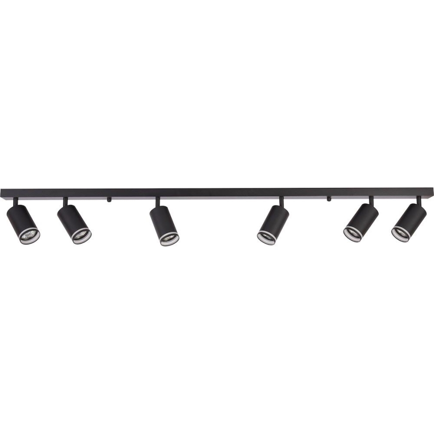 Spot PIPE 6xGU10/10W/230V noir