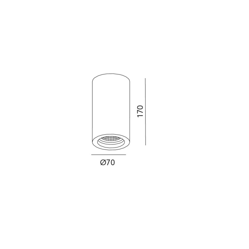 Spot - plafonnier STOA 1xGU10/35W/230V