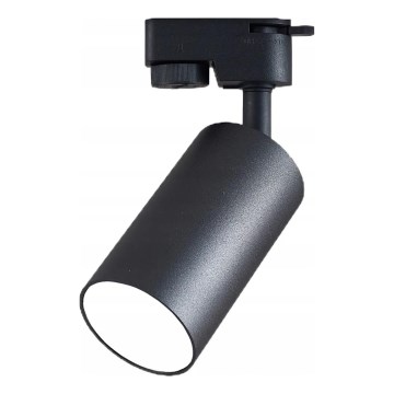 Spot pour rail monophasé 1x GU10/10W/230V, noir