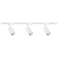 Spot pour rail PIPE 3xGU10/10W/230V blanc