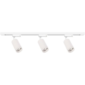 Spot pour rail PIPE 3xGU10/10W/230V blanc