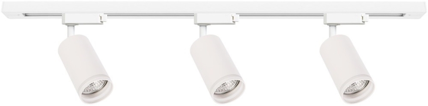 Spot pour rail PIPE 3xGU10/10W/230V blanc