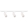 Spot pour rail PIPE 3xGU10/10W/230V blanc