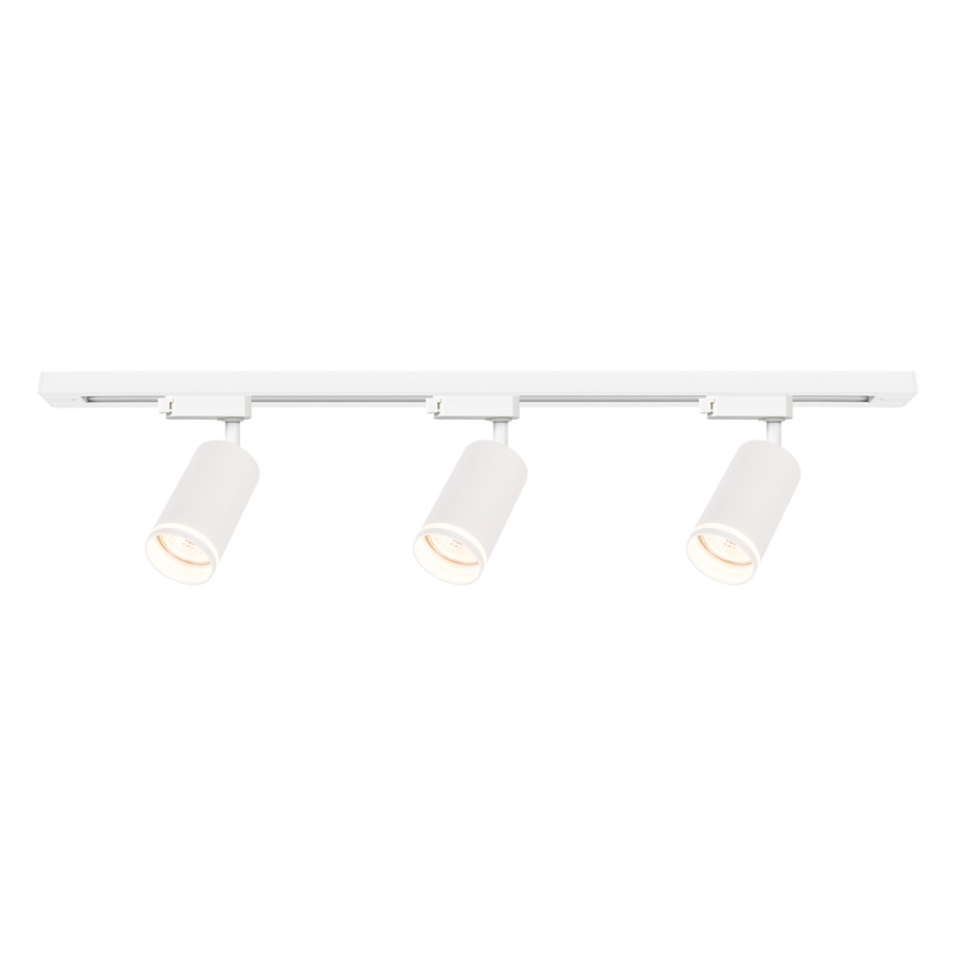 Spot pour rail PIPE 3xGU10/10W/230V blanc