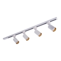 Spot pour rail TRACER 4xGU10/10W/230V 1 m blanc
