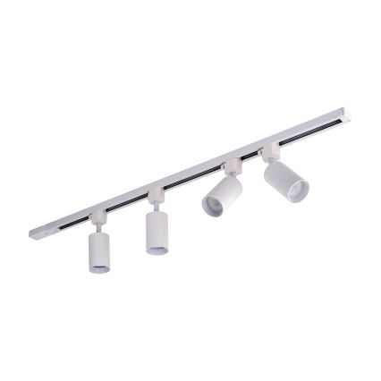 Spot pour rail TRACER 4xGU10/10W/230V 1 m blanc