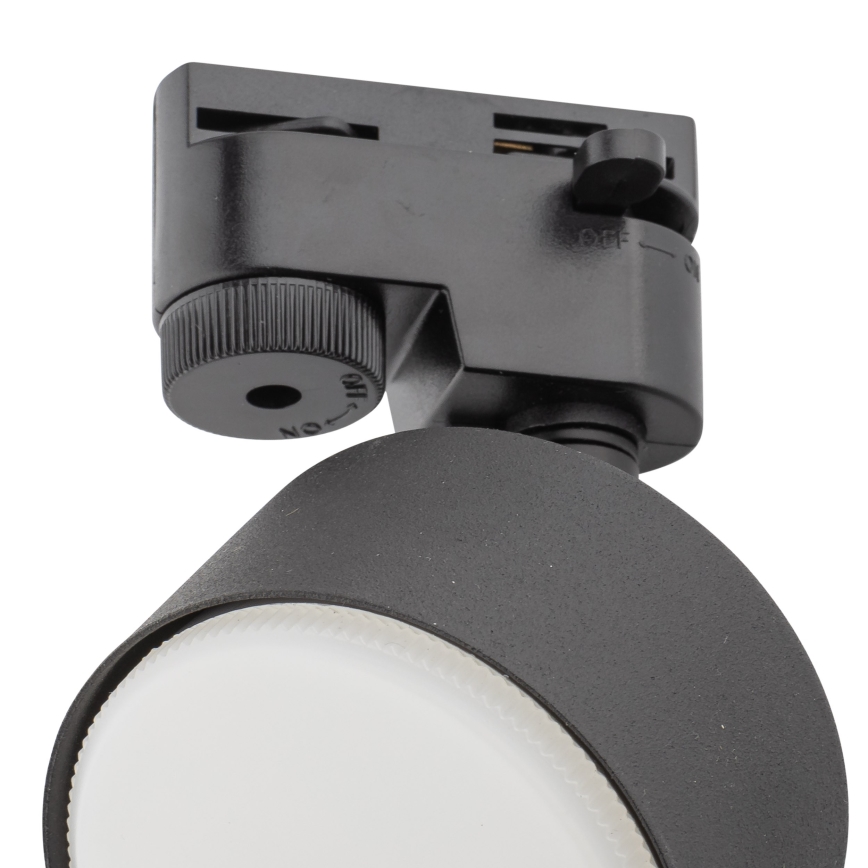 Spot pour système de rail monophasé AVIA 1xGX53/15W/230V noir
