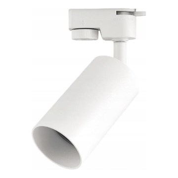 Spot pour système de rail monophasé 1xGU10/10W/230V blanc