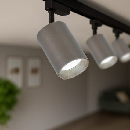 Spot pour système de rail monophasé PIPE 1xGU10/10W/230V marron