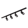 Spot pour système de rails TRACER 4xGU10/10W/230V 1 m noir
