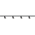 Spot pour système sur rail ALTEAR 4xGU10/10W/230V 1,5m noir