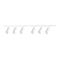 Spot pour système sur rail MICA 6xGU10/10W/230V blanc / chrome mat