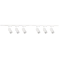 Spot pour système sur rail PIPE 6xGU10/10W/230V blanc
