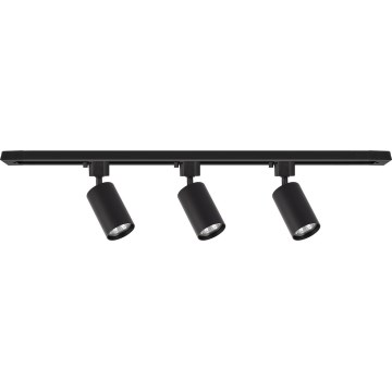 Spot pour système sur rail TIGER 3xGU10/10W/230V noir