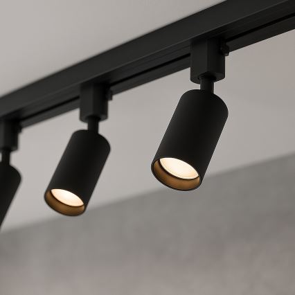 Spot pour système sur rail TIGER 3xGU10/10W/230V noir