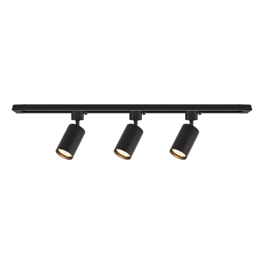 Spot pour système sur rail TIGER 3xGU10/10W/230V noir