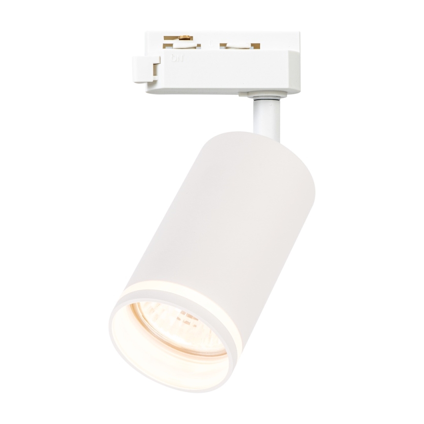 Spot pour système sur rails monophasé PIPE 1xGU10/10W/230V blanc