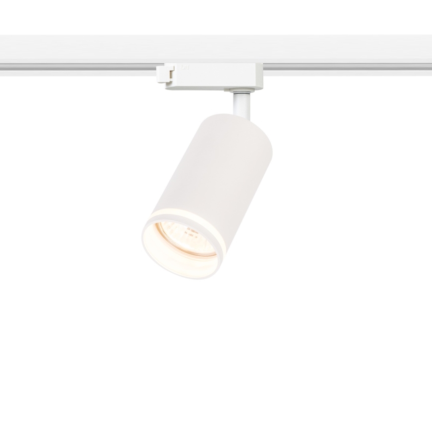 Spot pour système sur rails monophasé PIPE 1xGU10/10W/230V blanc