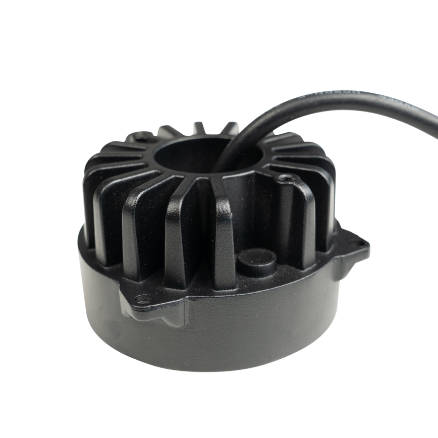 Spot pour tracteurs BLACK LED/20W/10-30V IP69 5700K arrondi