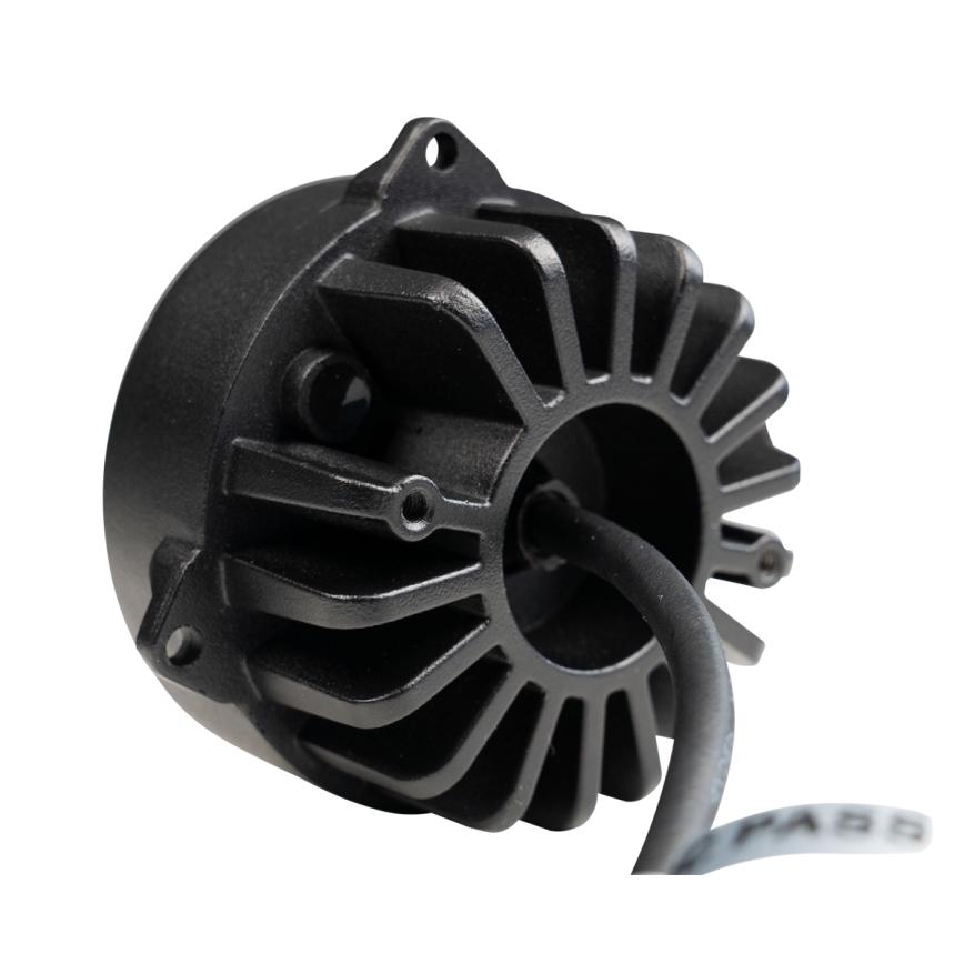 Spot pour tracteurs BLACK LED/20W/10-30V IP69 5700K arrondi