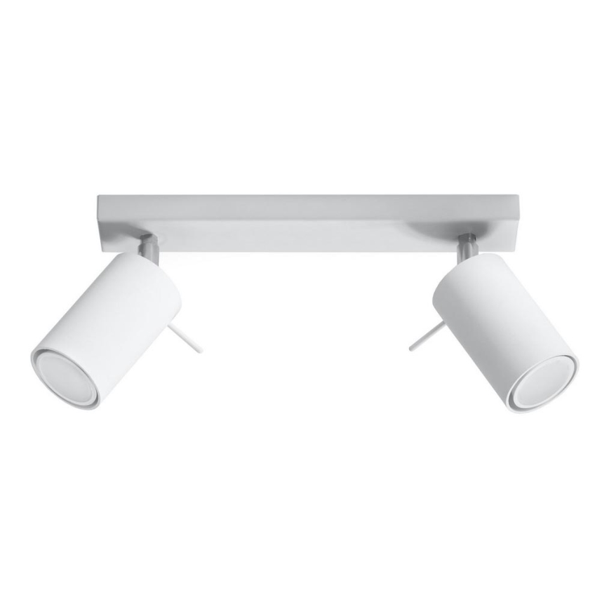 Spot RING 2 2xGU10/10W/230V blanc