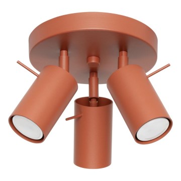 Spot RING 3xGU10/10W/230V rouge