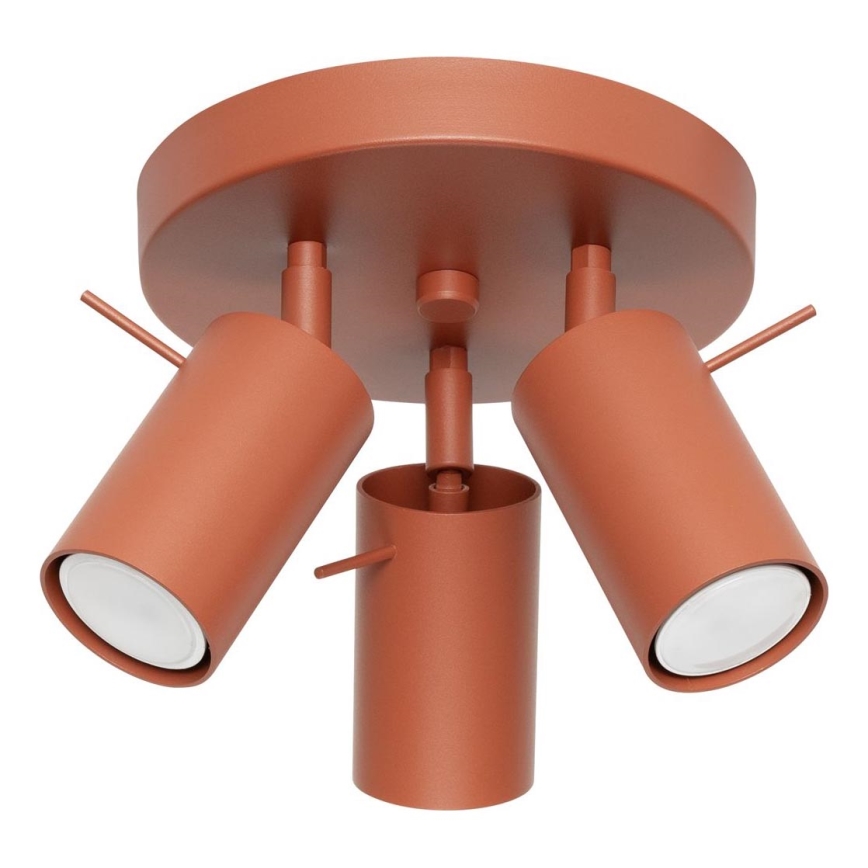 Spot RING 3xGU10/10W/230V rouge